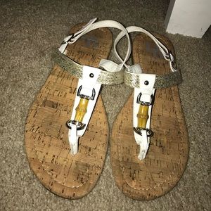 DB White Sandals